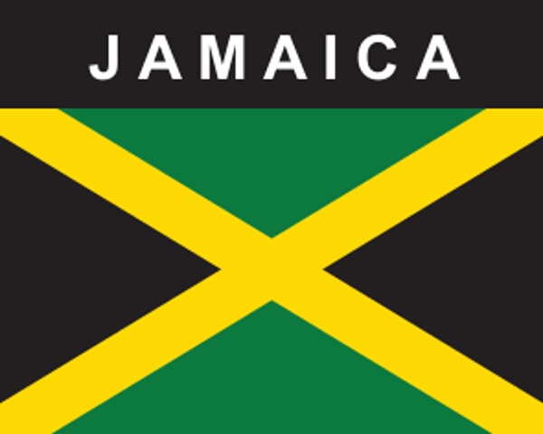 Flaggenaufkleber Jamaika