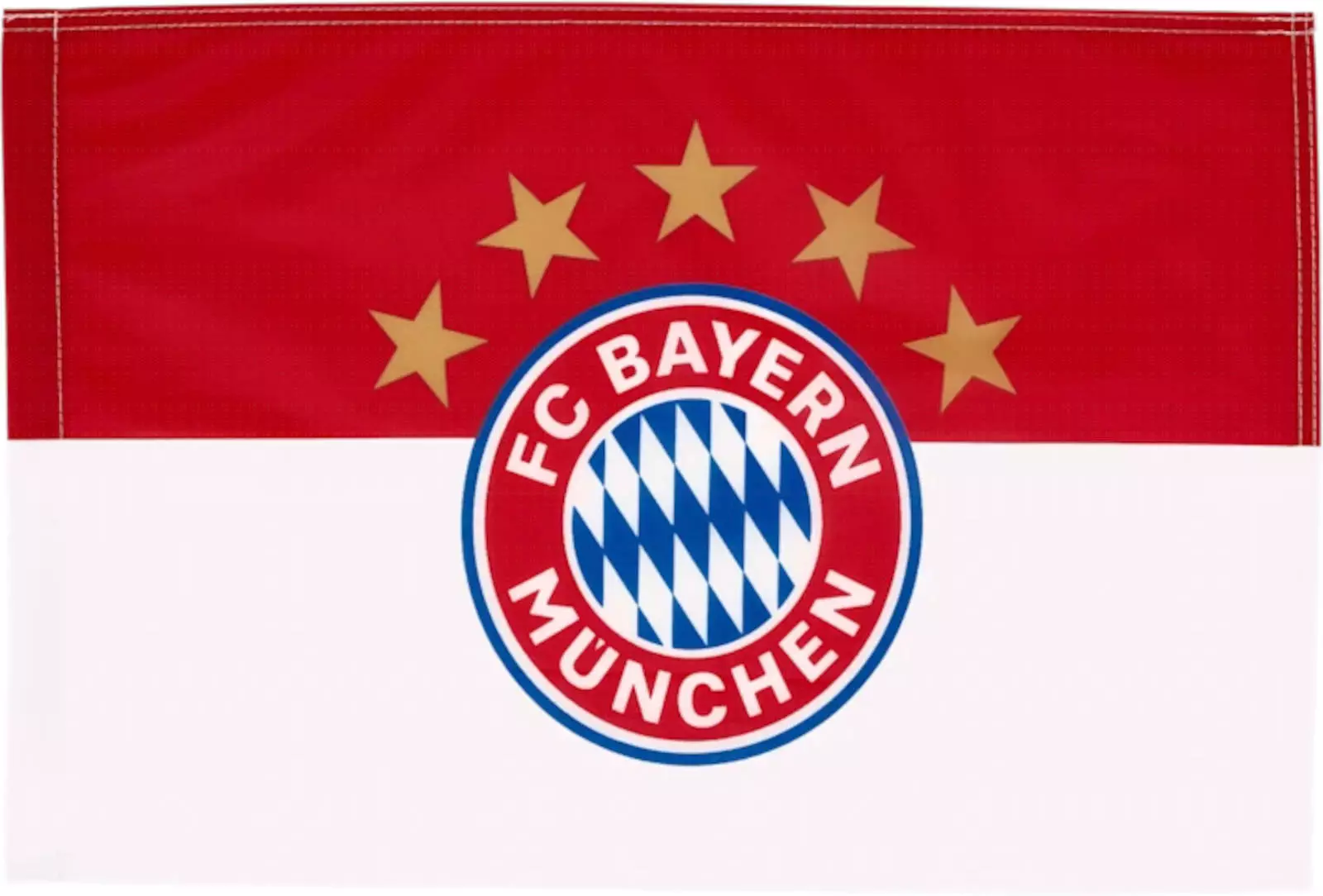 Bayern München 5 Sterne groß Schwenkfahne