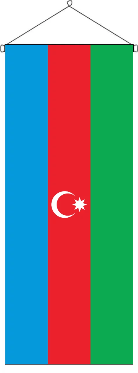Flaggenbanner Aserbaidschan
