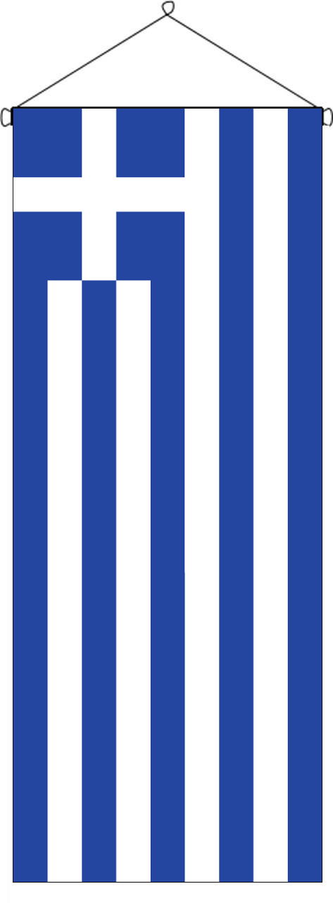 Flaggenbanner Griechenland