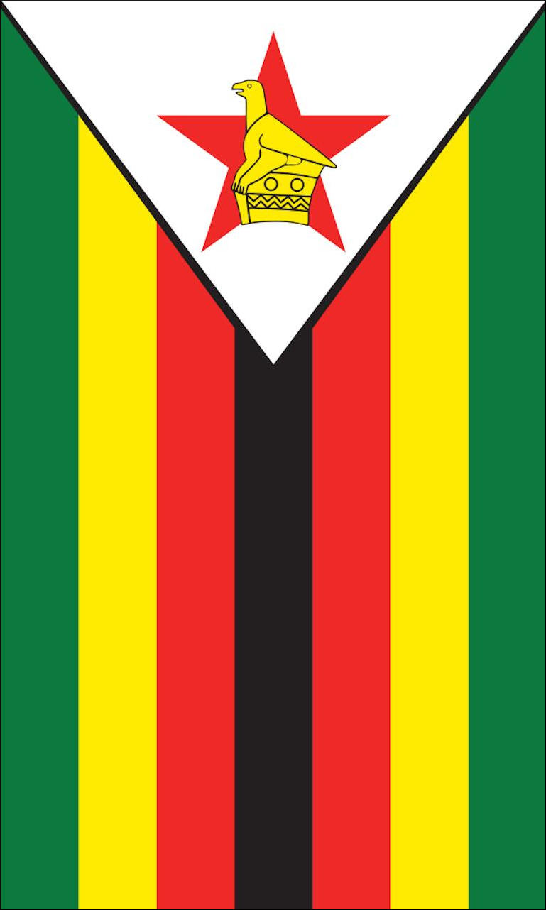 Tischbanner Simbabwe