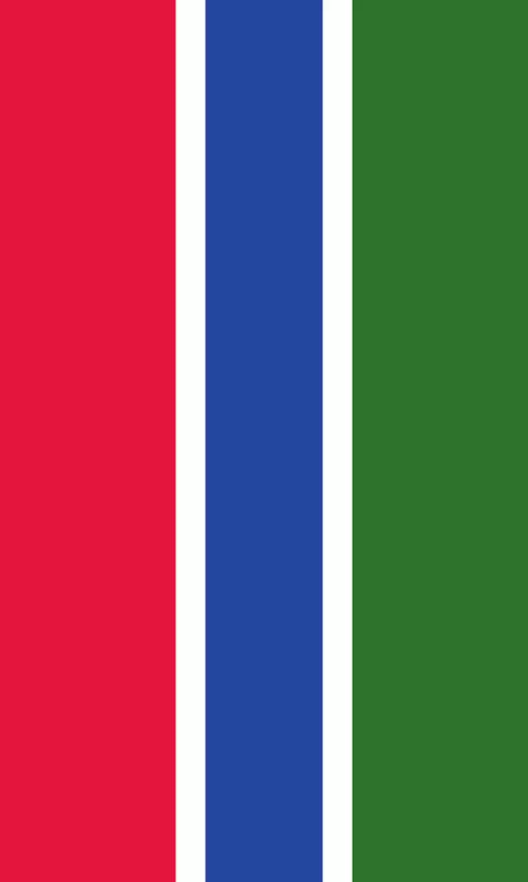 Tischbanner Gambia