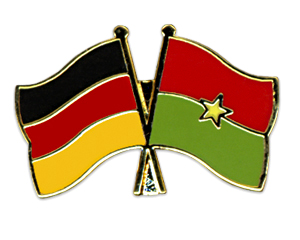 Freundschaftspin Deutschland Burkina Faso