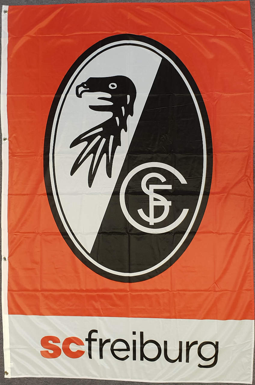 SC Freiburg Hissflagge Hochformat