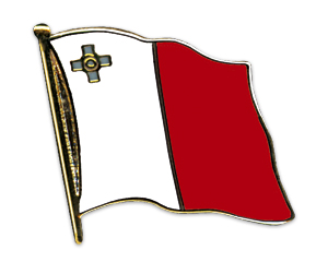 Flaggenpin Malta