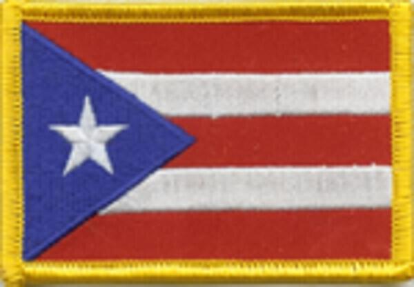 Flaggenaufnäher Puerto Rico