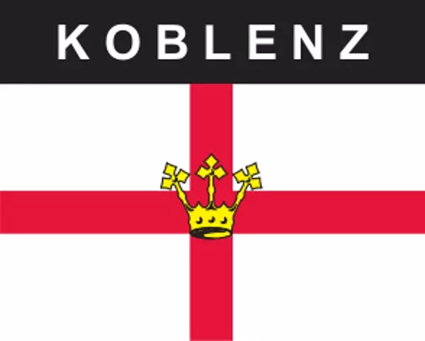 Flaggenaufkleber Koblenz