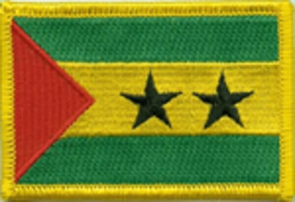 Flaggenaufnäher Sao Tome und Principe