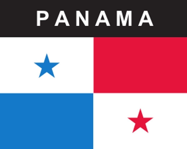 Flaggenaufkleber Panama