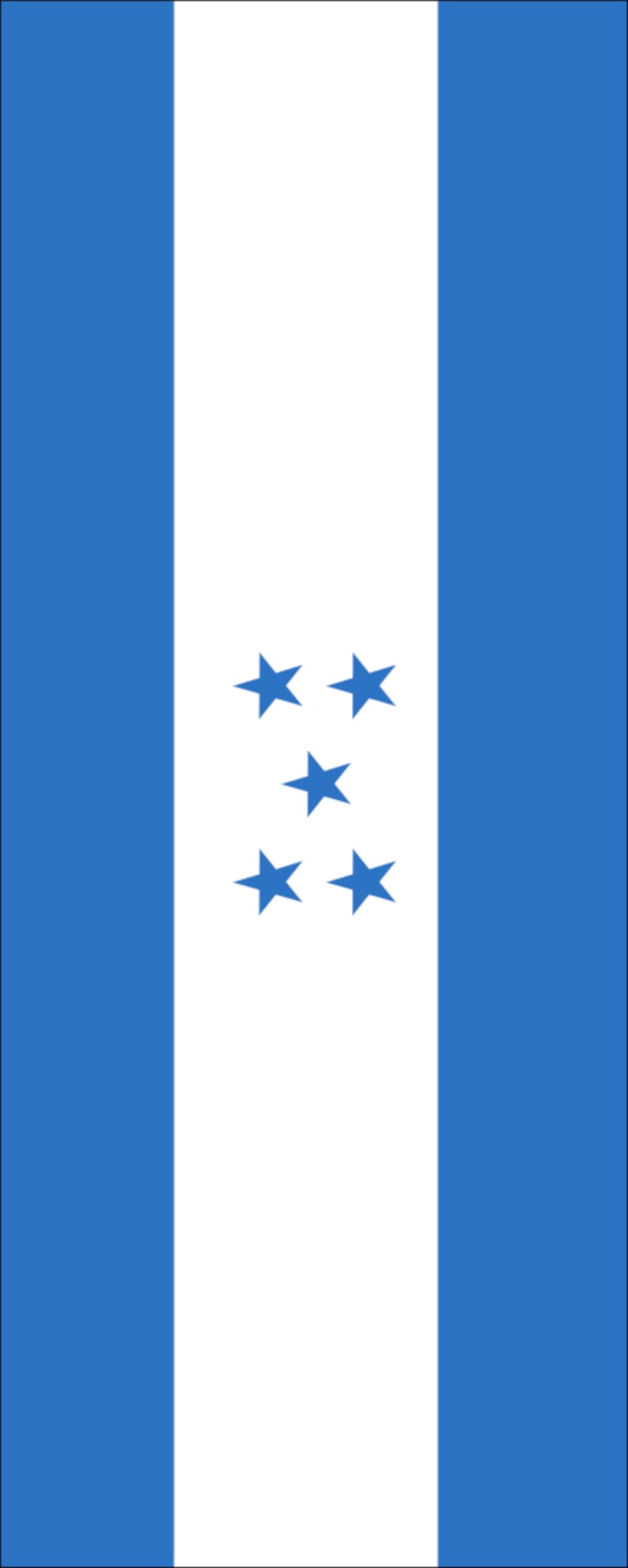Flagge Honduras mit Wappen